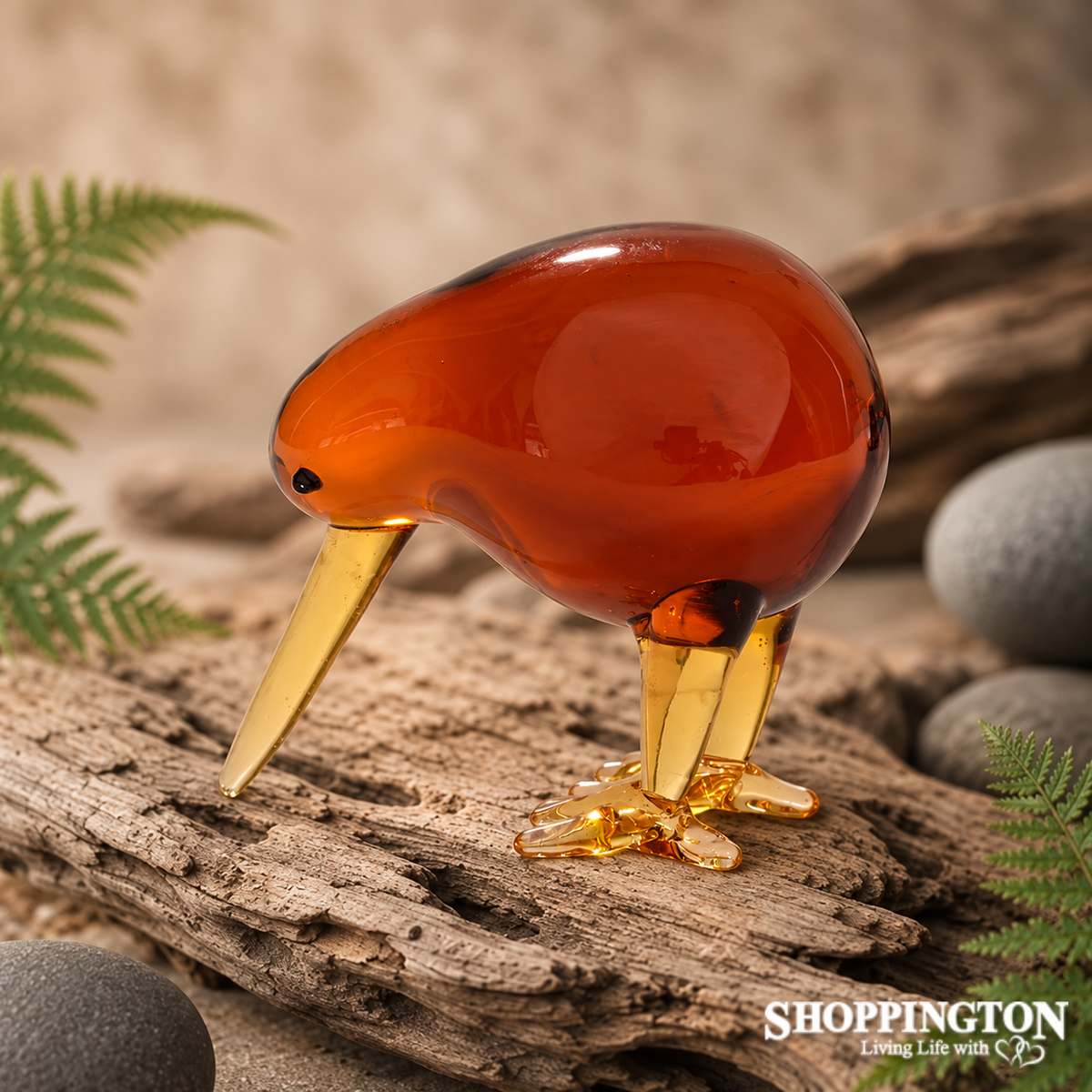 Glass Kiwi - Brown