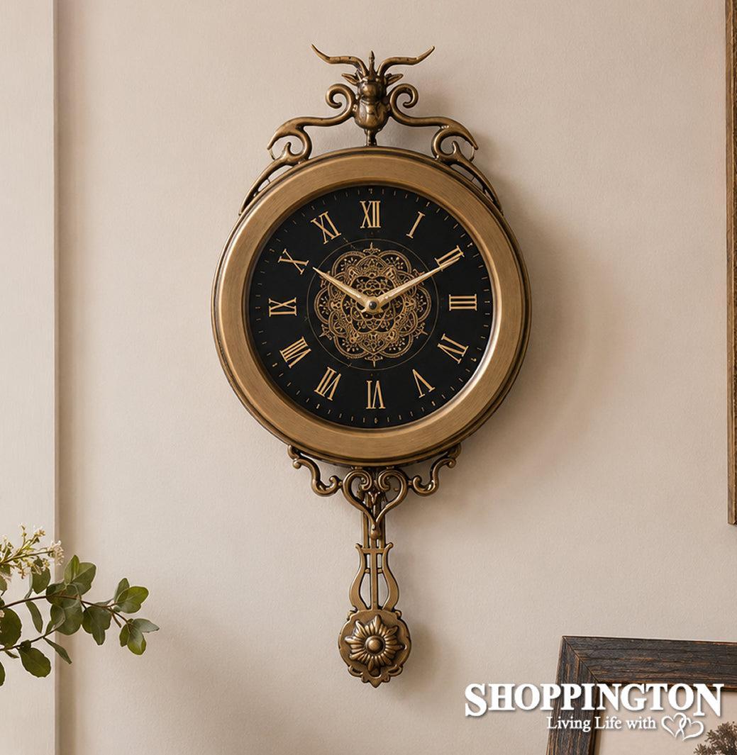 Clock Deer Pendulum
