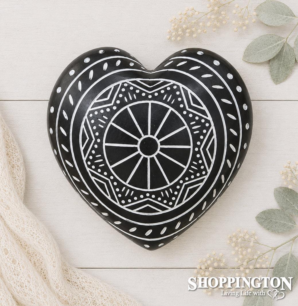 Collectable Heart - Aztec Black