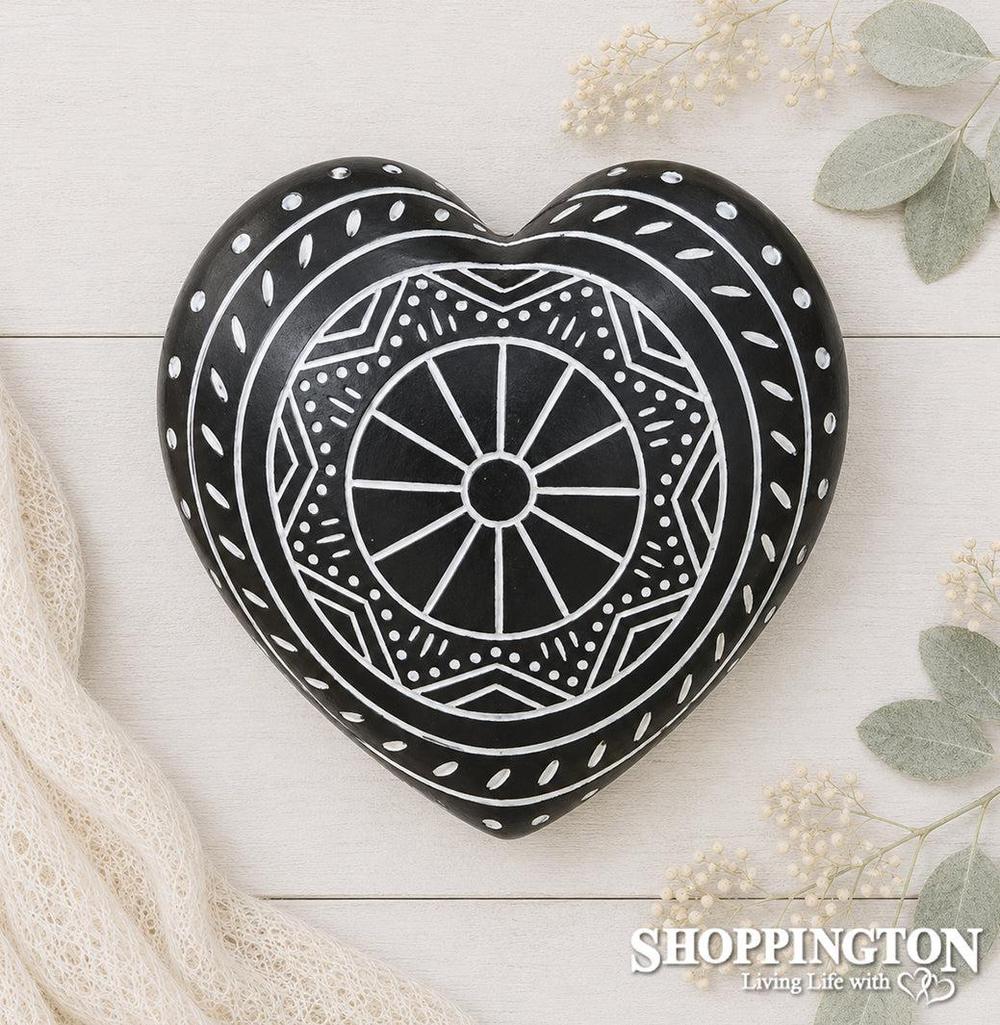 Collectable Heart - Aztec Black
