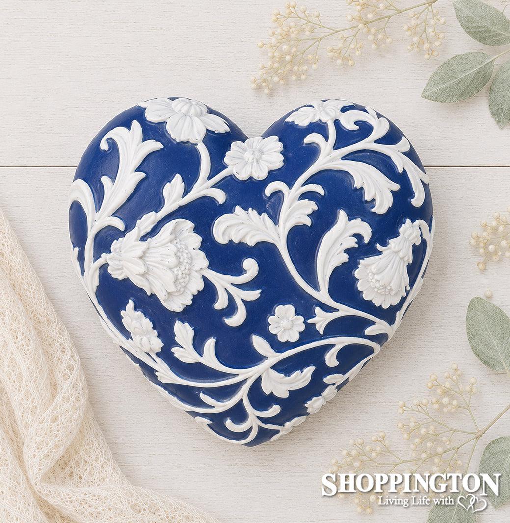Collectable Heart - Blue Floral