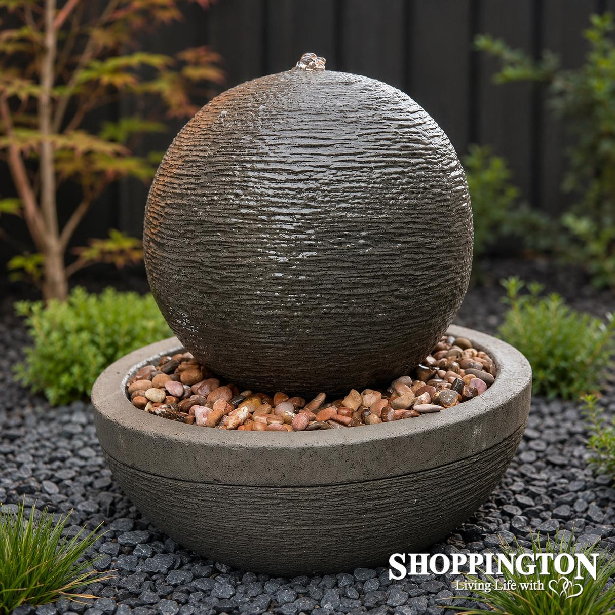 Concrete Ball Water Feature 50cm x 60cm