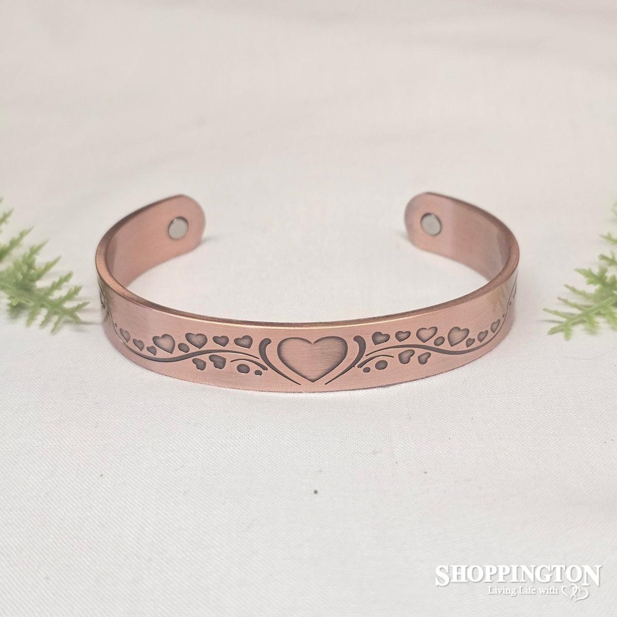 Copper Bracelet - Hearts