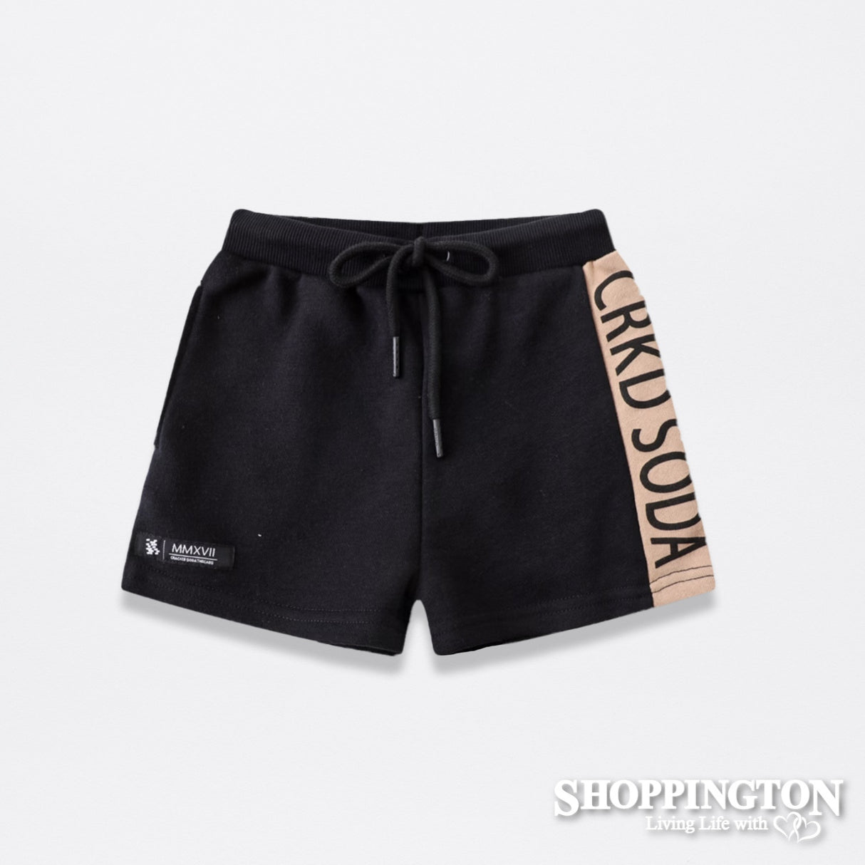 Cracked Soda - Jensen Casual Shorts - Black (available in 10 sizes)”
