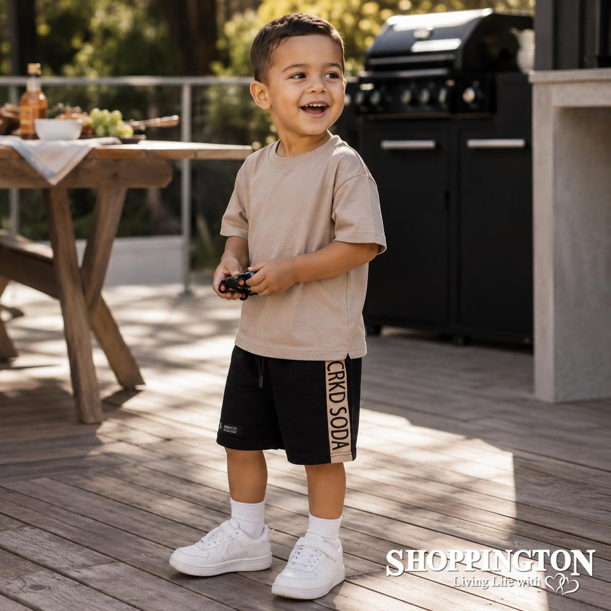 Cracked Soda - Jensen Casual Shorts - Black (available in 10 sizes)”