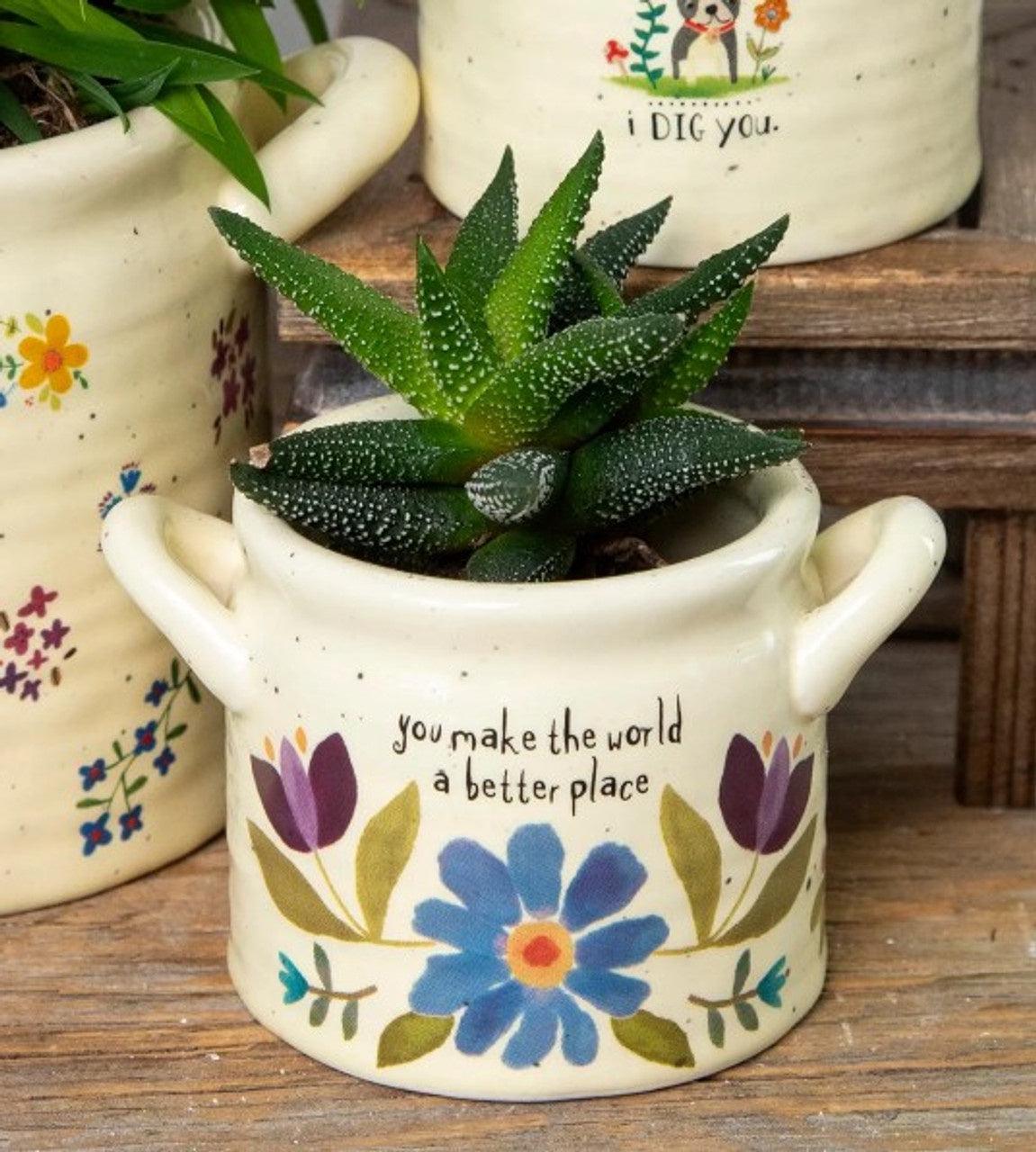 Crock Planter - World Better