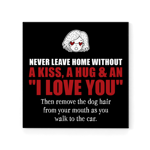Defamations Magnet - Never leave home