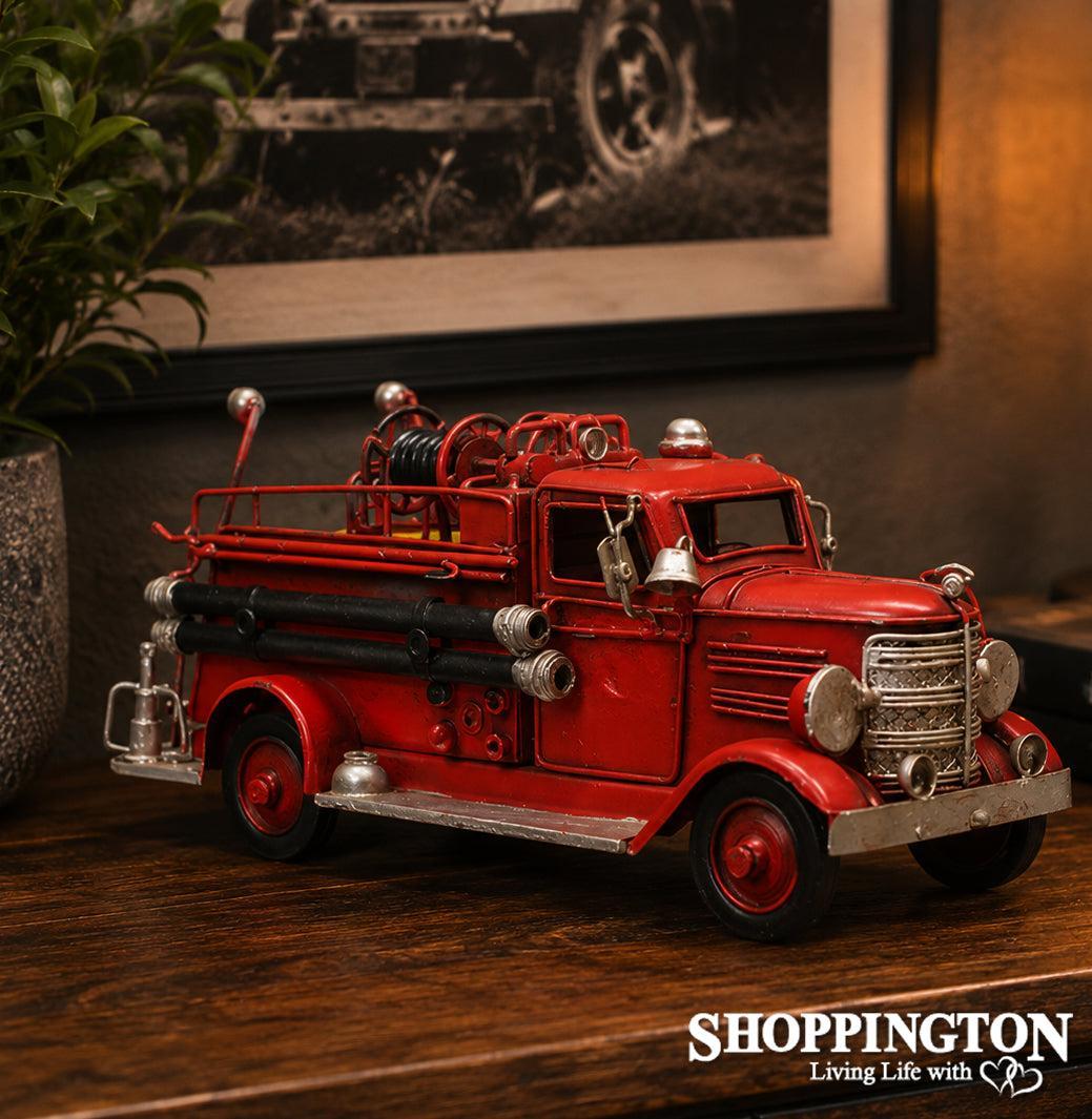 Die Cast Metal Model - Vintage Fire Engine Truck #2