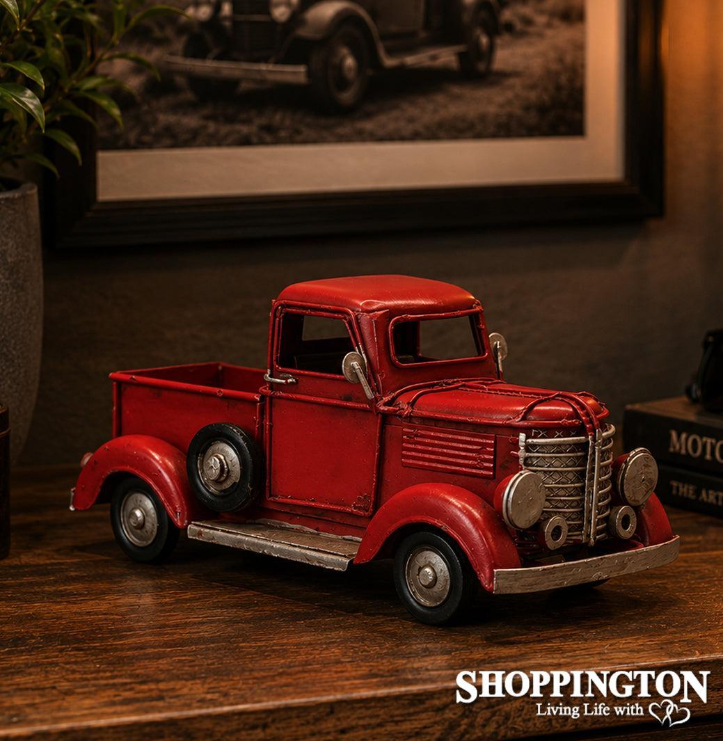 Die Cast Metal Replica Red Pick Up (Sml)