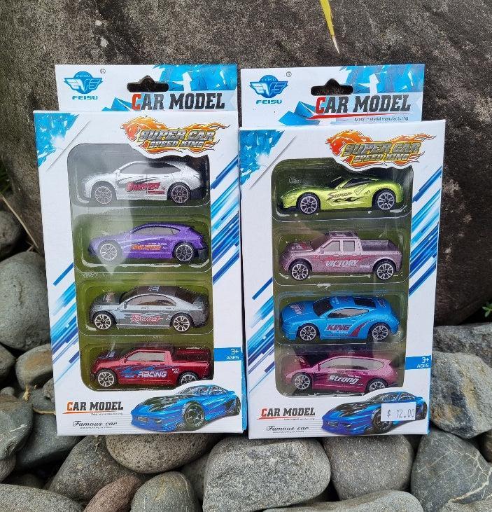 Die Cast Super Cars Set of 4pc
