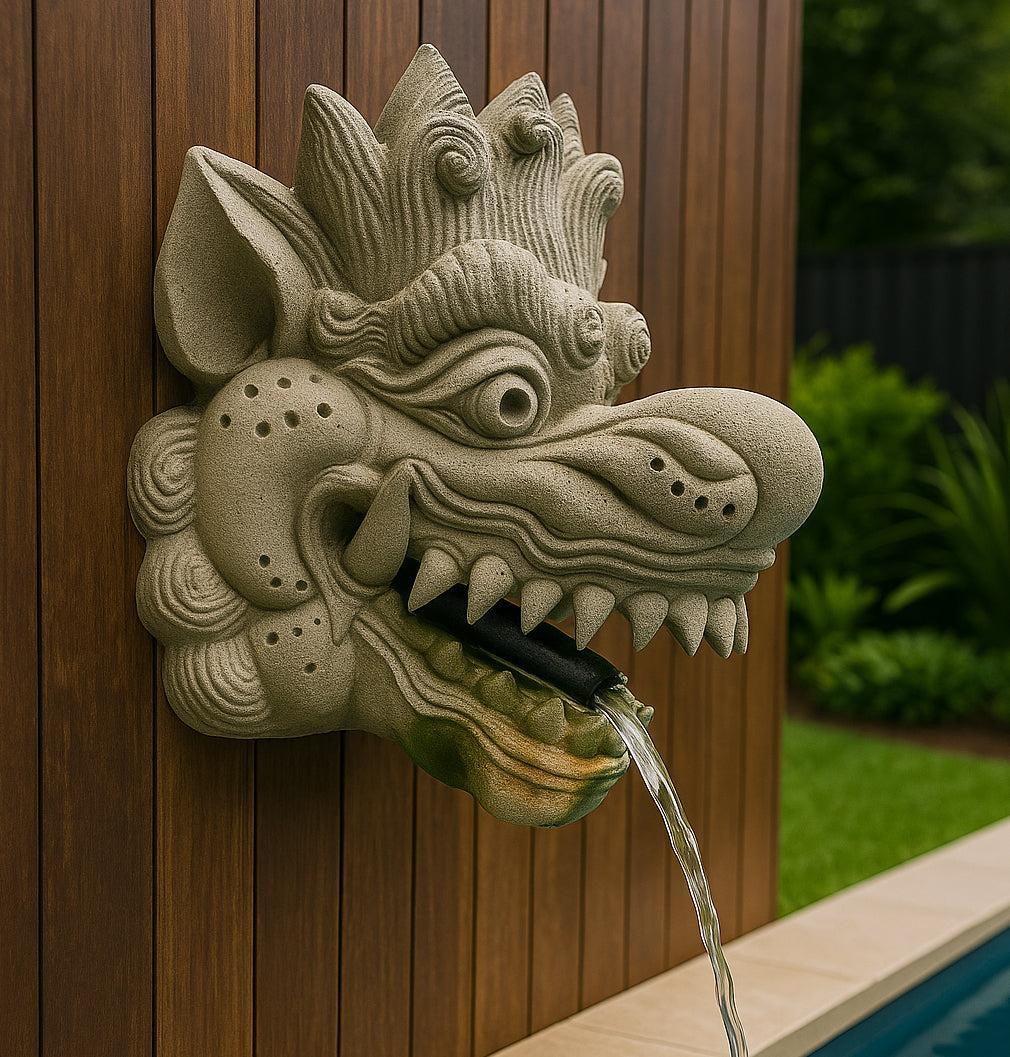 Dragons Head Wall Water Fountain