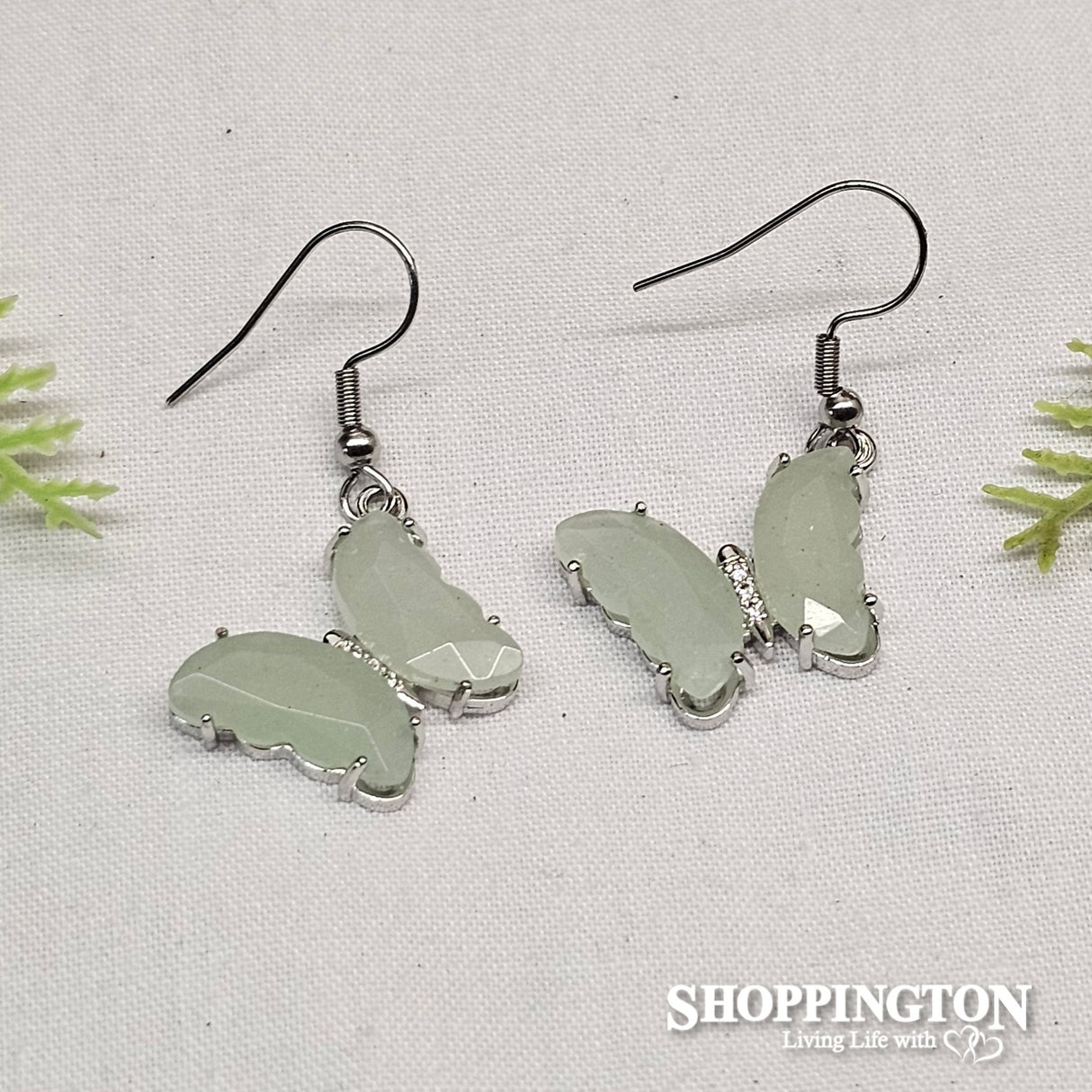 Earrings - Butterfly Aventurine