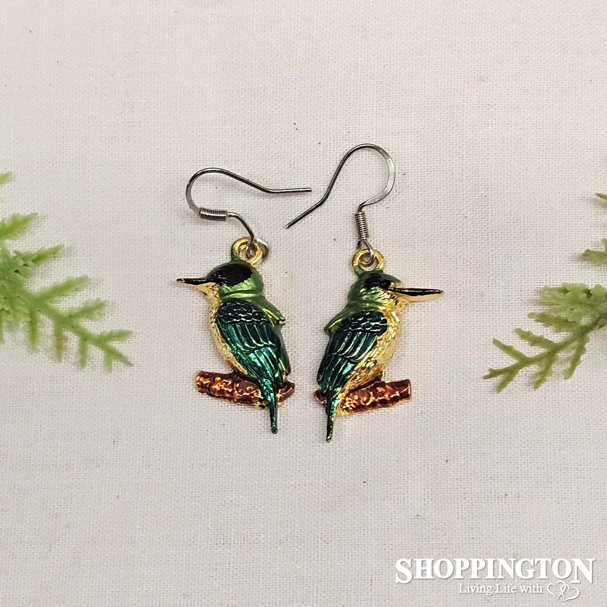 Earrings - Kingfisher