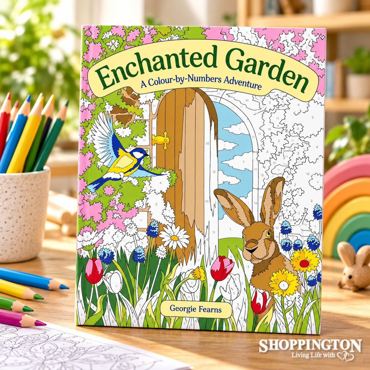 Enchanted Garden - Colour by Numbers Book