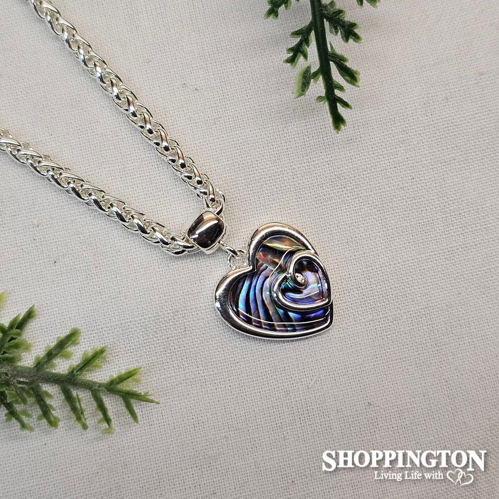 Equilibrium - Paua Heart Bracelet