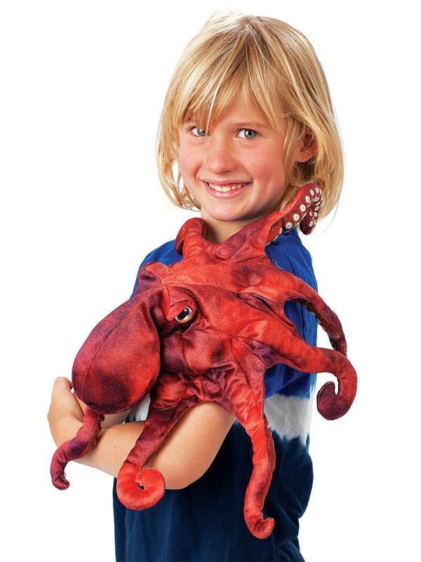 Folkmanis Puppet / Red Octopus