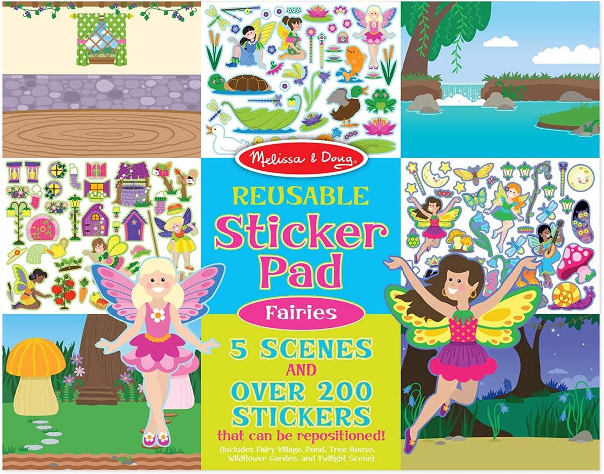 Melissa & Doug - Reusable Sticker Pad - Fairies