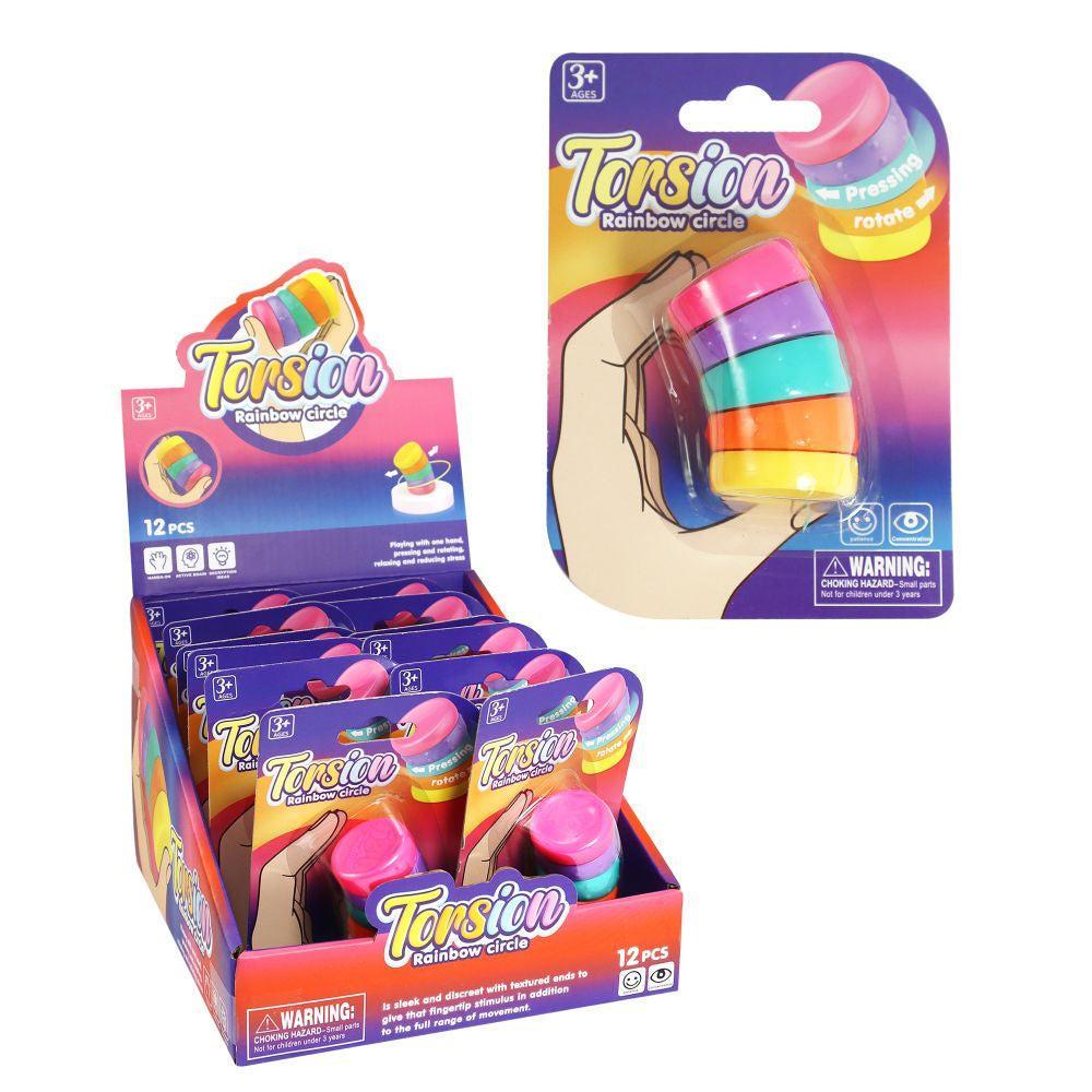Fidget Torsion Rainbow Circles