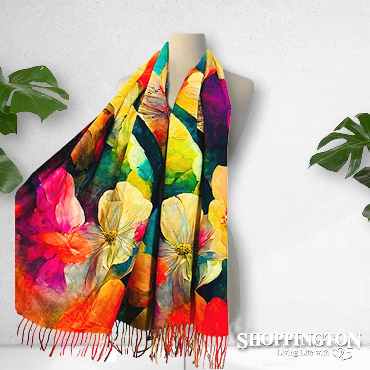 Floral Scarf - Brights