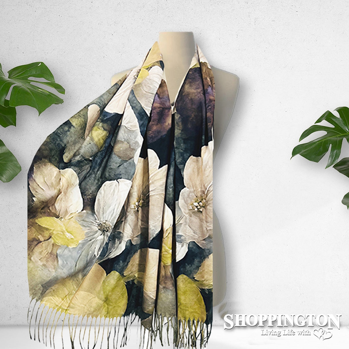 Floral Scarf - Mute Tones