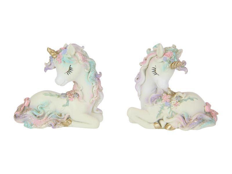 Floral Unicorn - Sitting