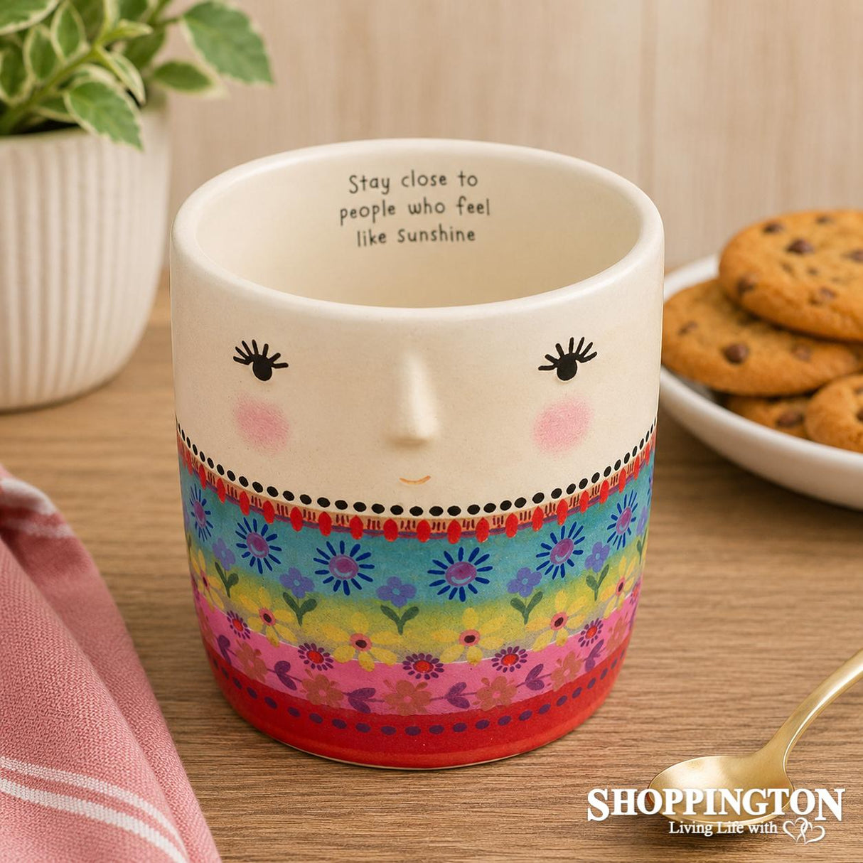 Folk Mug - Stay close to people who feel like sunshine