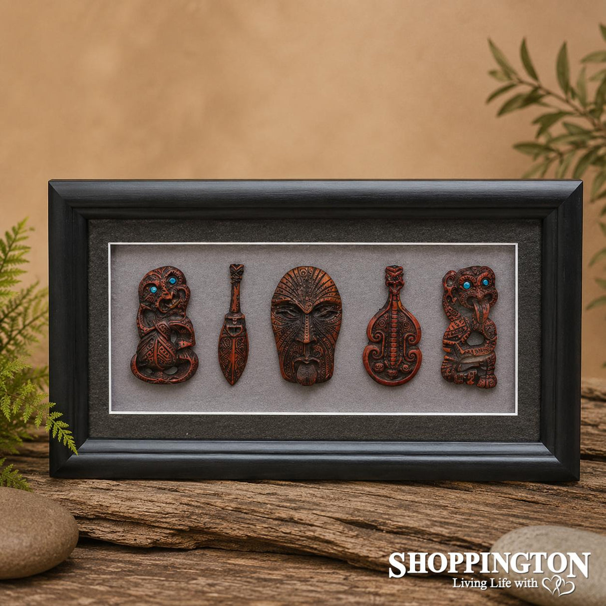 Framed Maori Art Work