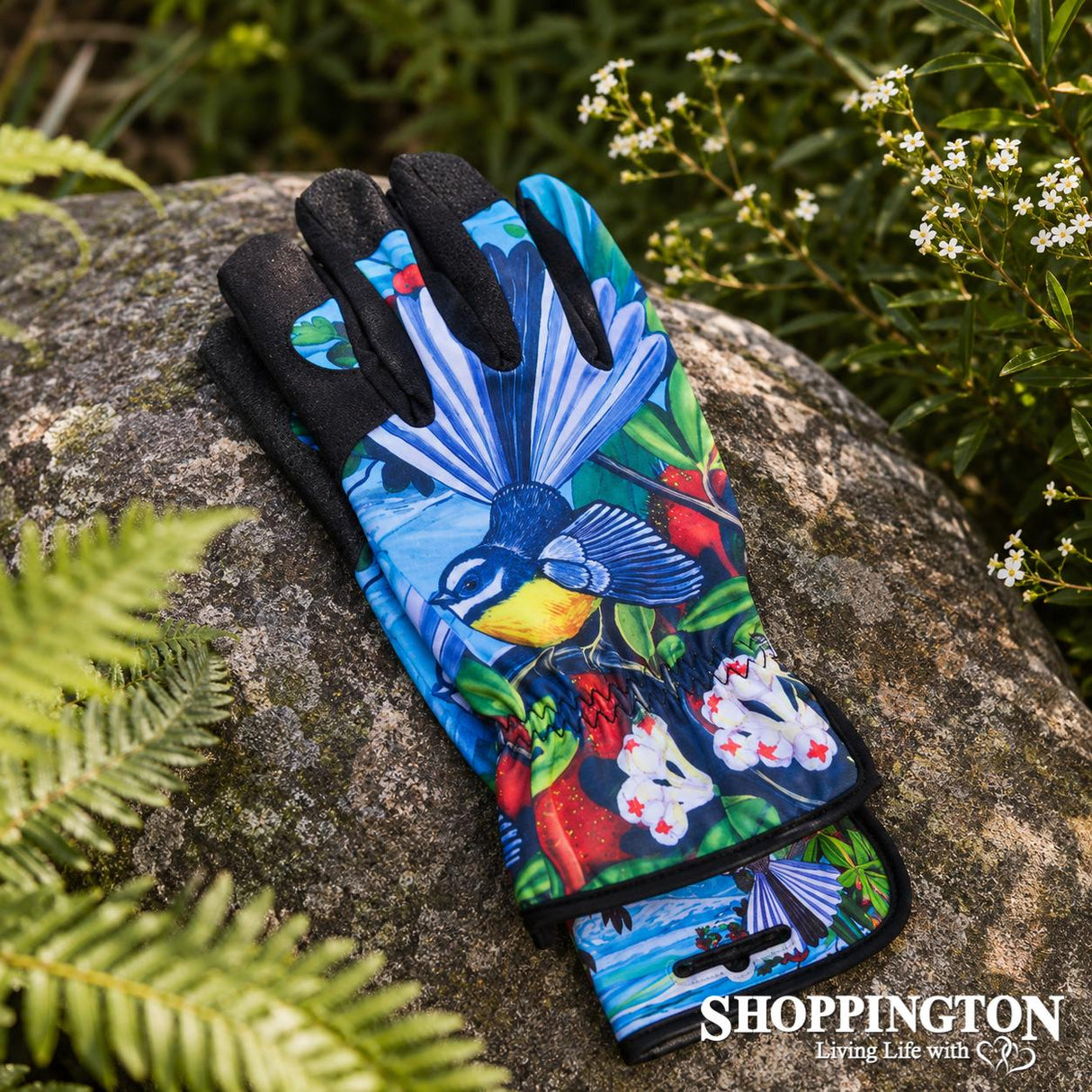 Garden Gloves - Ocean Fantail One Size