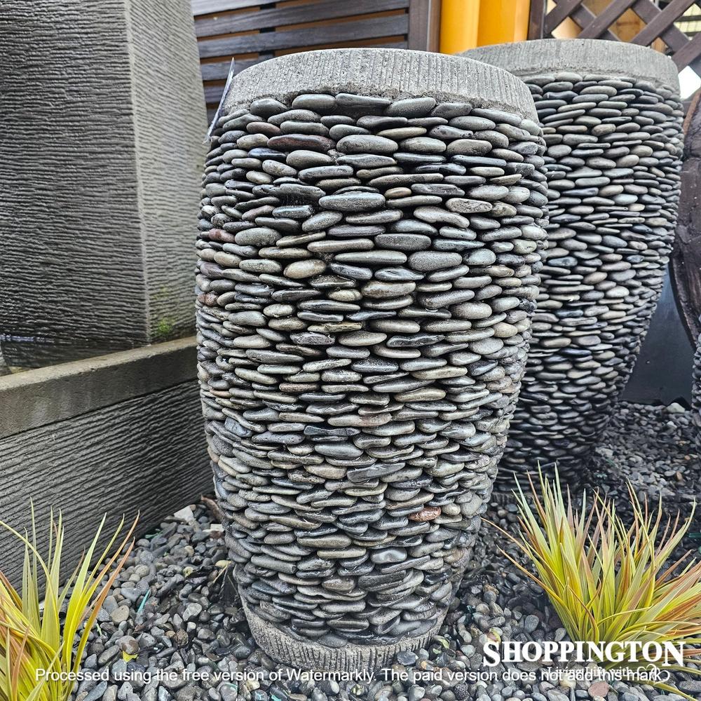 Garden Pot - Grey River Stone Pot - Round 79cm