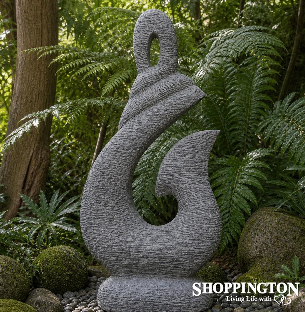 Garden Sculpture - Concrete Fish Hook 100cm