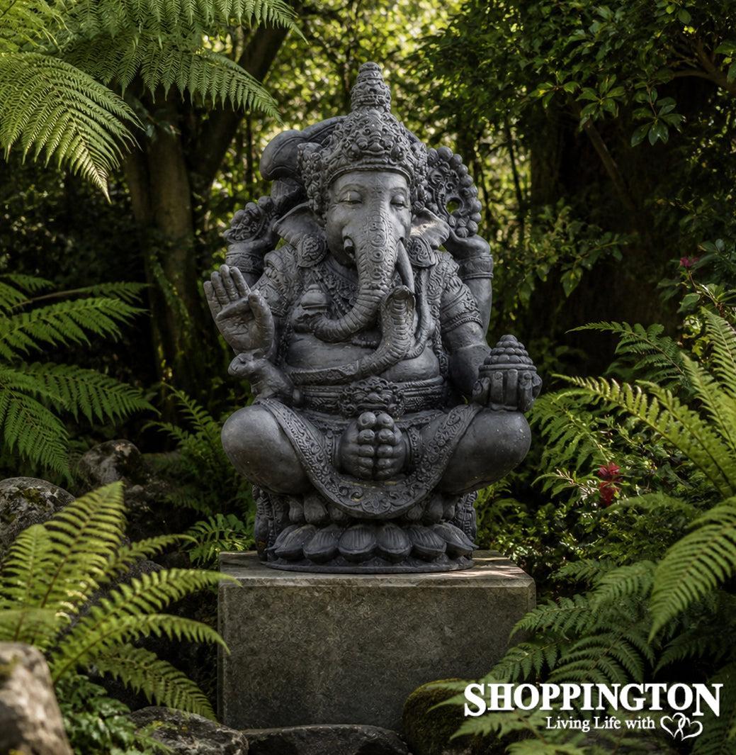 Garden Sculpture - Concrete Ganesha 110cm