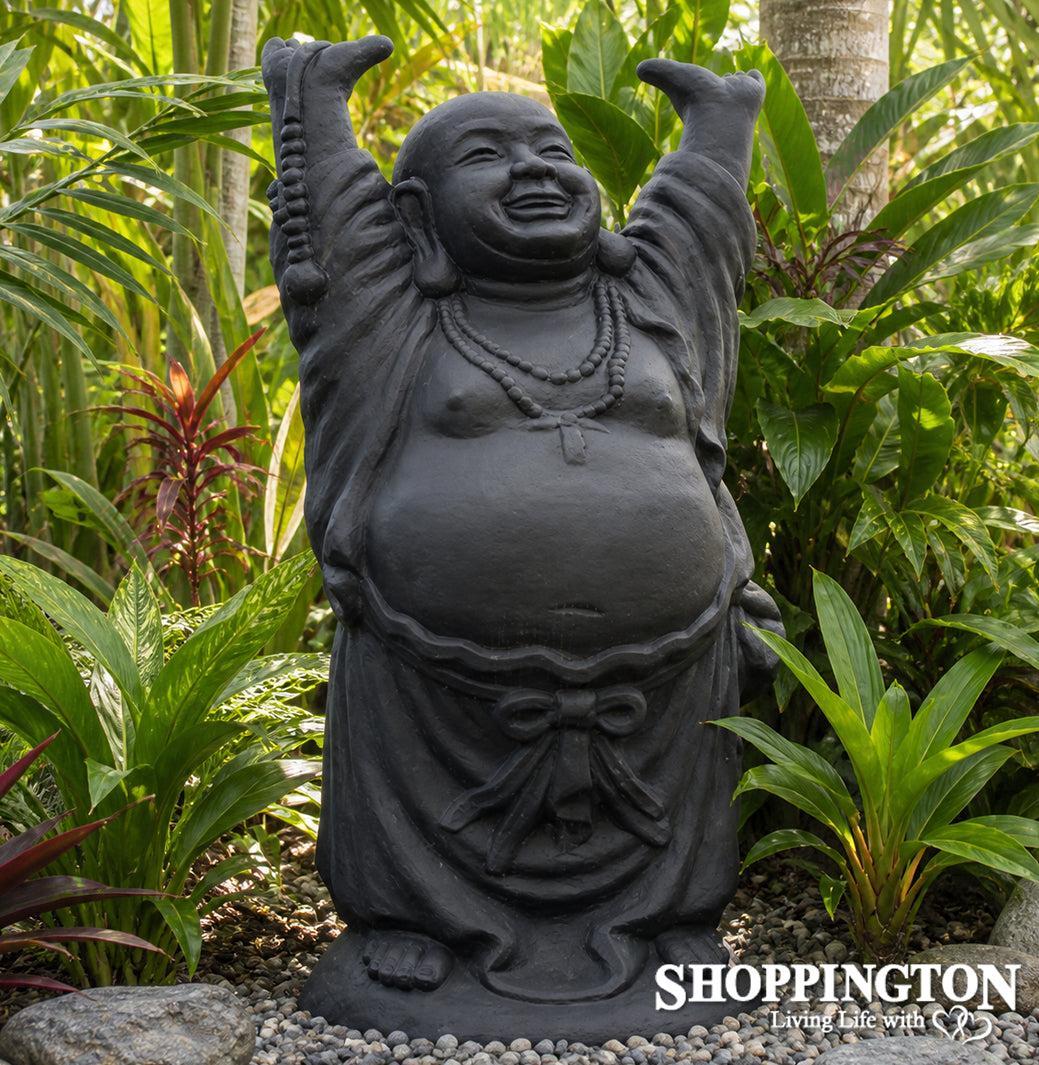 Garden Sculpture - Concrete Lucky Buddha 100cm