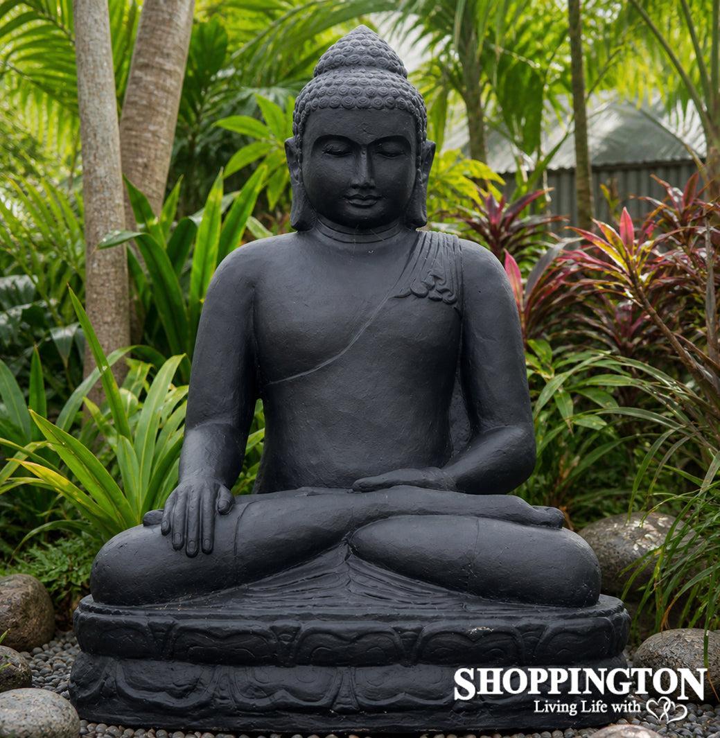 Garden Sculpture - Concrete Tranquil Buddha 100cm