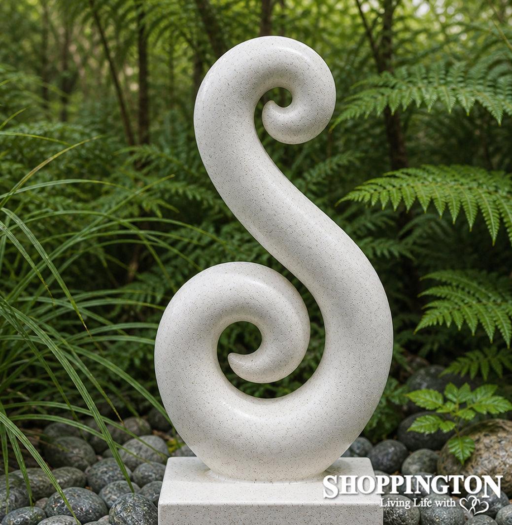 Garden Sculpture - Terrazzo - Fish Hook