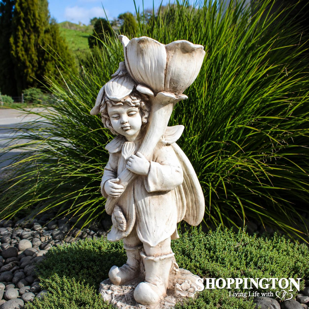 Garden Statue - Garden Elf 71cm (designed to last outdoors)