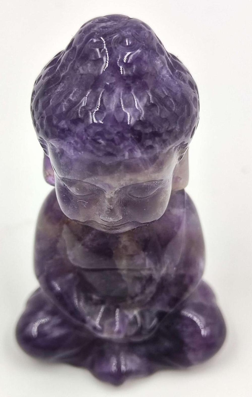 Gemstone Buddha - Amethyst