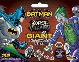 Giant Activity Pad - Batman Super Villains