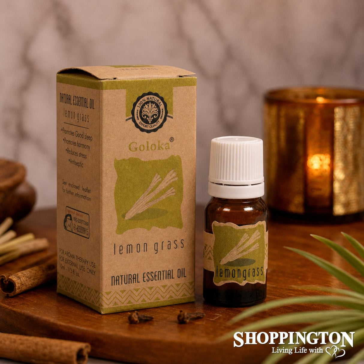 Goloka Essential Oil - Lemon Grass