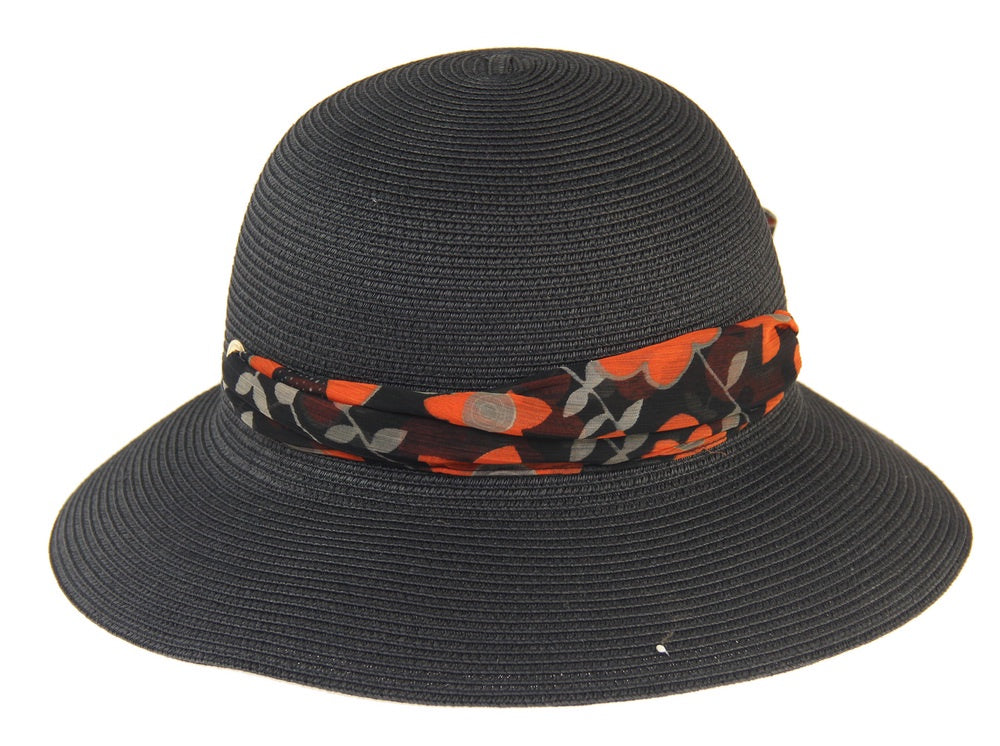 Hat Lani Scarf Trim - Black