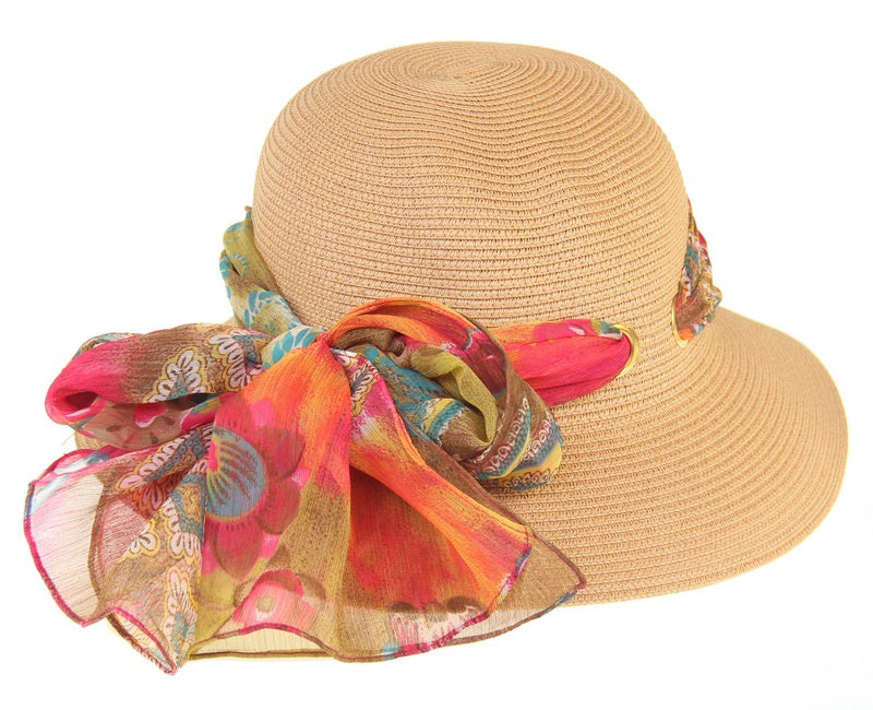 Hat Lani Scarf Trim - Camel