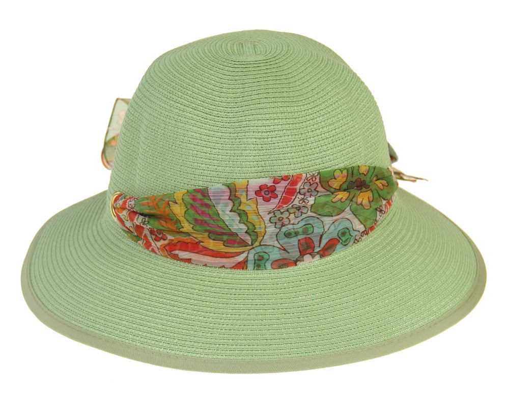 Hat Lani Scarf Trim - Lime