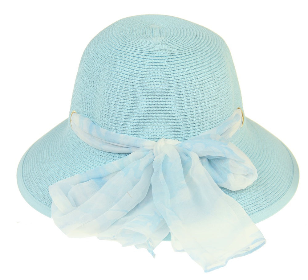 Hat Lani Scarf Trim - Denim