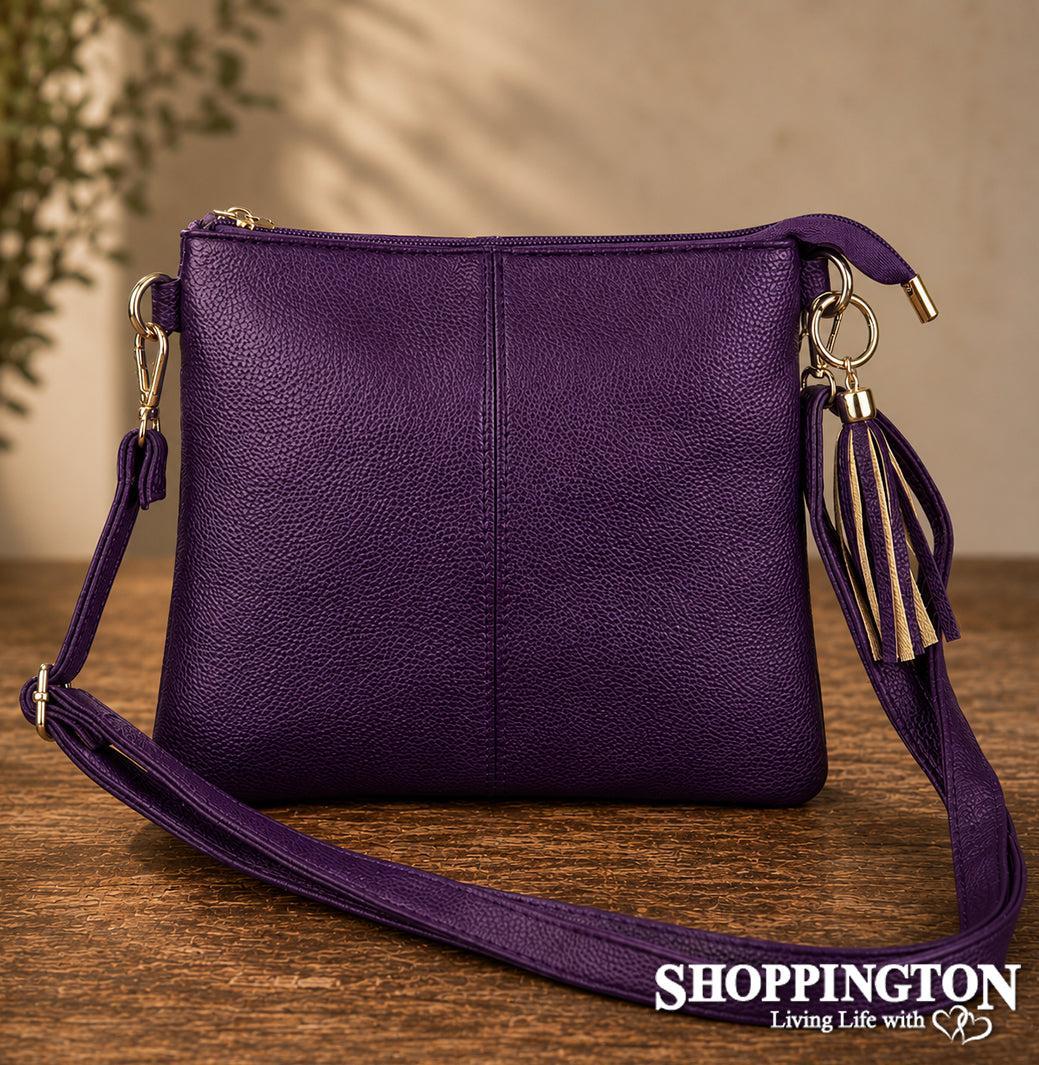 Handbag - Ellay Tassle Aubergine