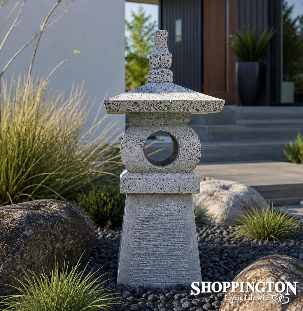 Handmade Concrete Curved Lantern