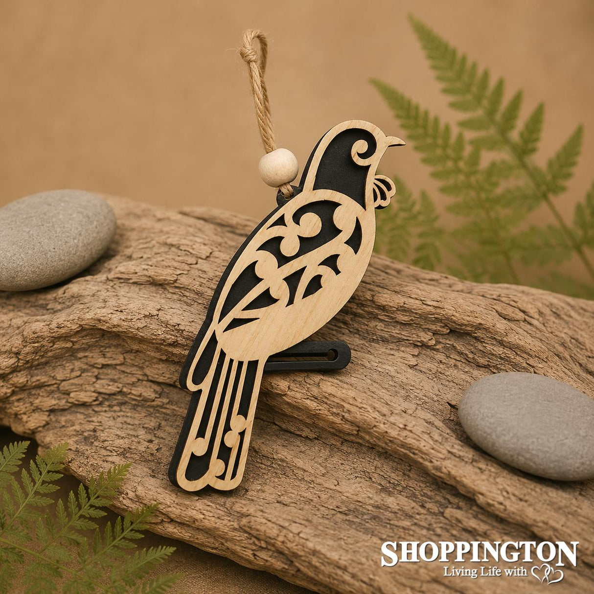 Hanging Ornament - Koru Tui