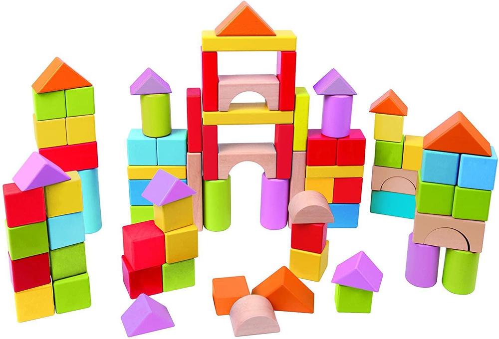 Hape - 101 Build & Shape Sort Blocks