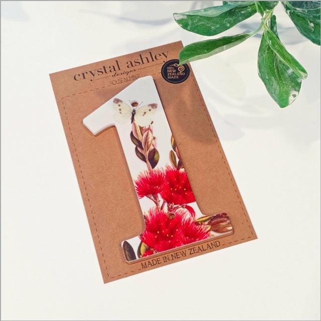 House Numbers - Pohutukawa Themed