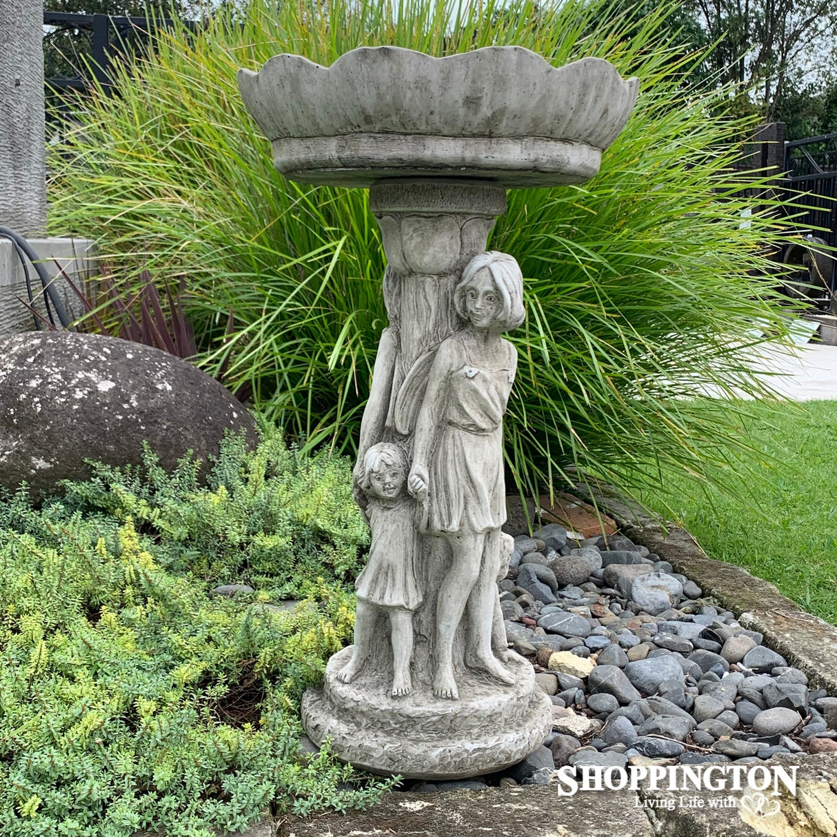 Garden Statue - Fairy Bird Bath