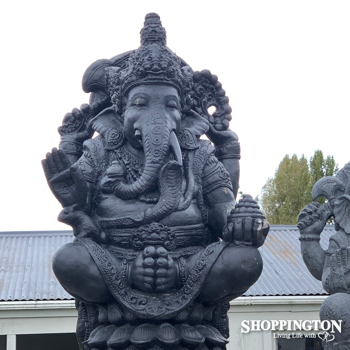 Garden Sculpture - Concrete Ganesha 100cm