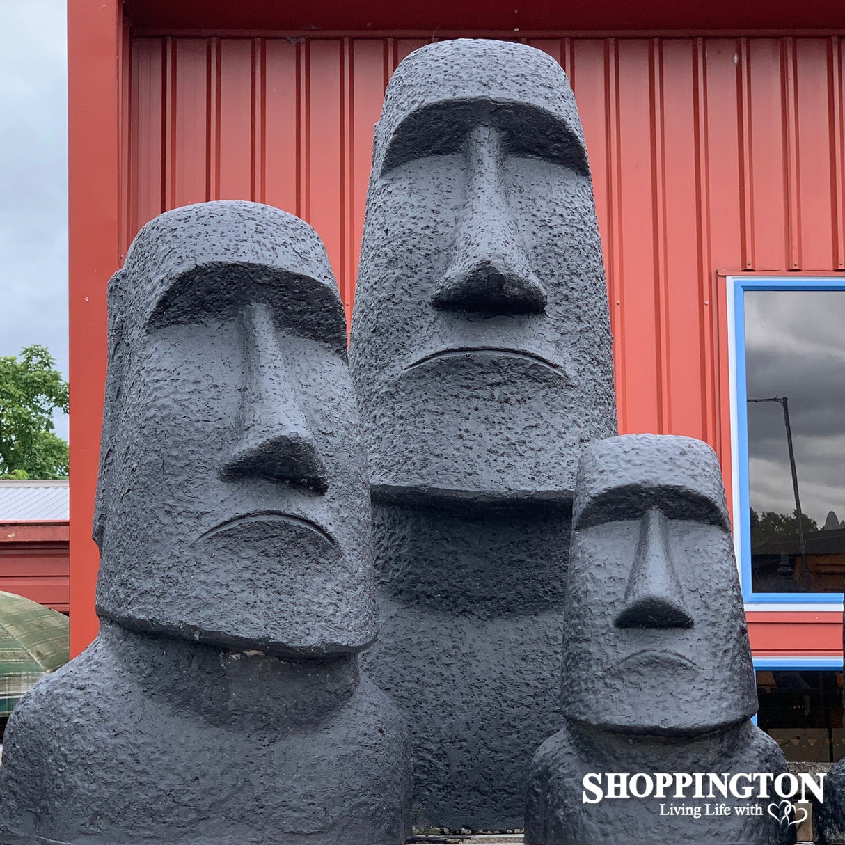 Garden Statue - Easter Island Head Easter (3  sizes)